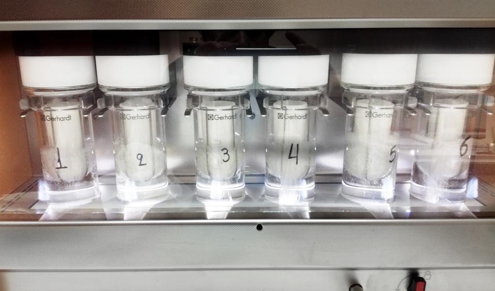 Analysis of the fat content. Photo: Foodlab